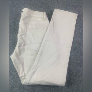 Warp + Weft Mens Cotton Blend Stretch Straight Jeans Size 32x31 Beige NWOT